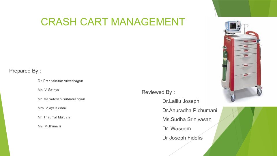 Crash Cart Management